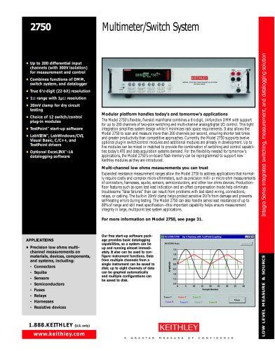 Multimeter/Switch System