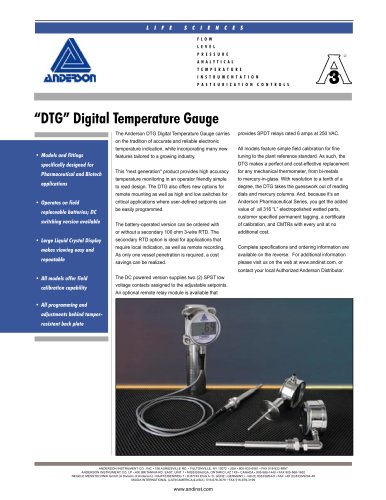  "DTG" - Digital Temperature Gauge