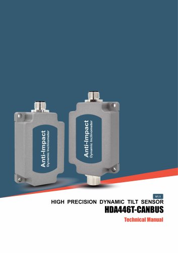 HDA446T CAN2.0A_B OUTPUT DYNAMIC TILT SENSOR