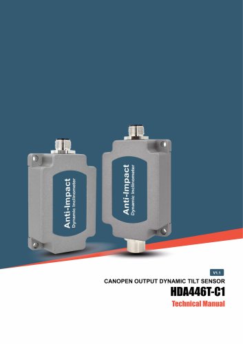 HDA446T CANOPEN OUTPUT DYNAMIC TILT SENSOR