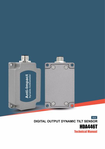 HDA446T DIGITAL OUTPUT DYNAMIC TILT SENSOR