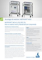 Análisis móvil del aire comprimido con METPOINT MCA - 1