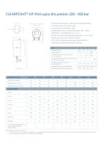 Filtro para alta presión CLEARPOINT ® HP - 2
