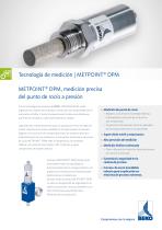 Medición del punto de rocío de presión con METPOINT DPM - 1