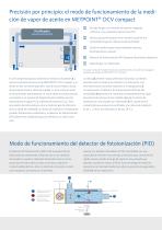 Medición de vapor de petróleo con METPOINT OCV compact - 2