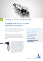 Monitorización de la presión con METPOINT PRM