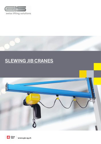 Slewing jib cranes