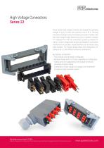High Voltage Connectors Series 22