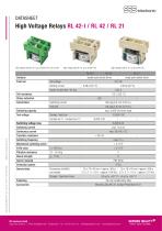 High-voltage relay RL 42