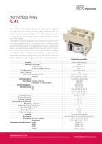 High Voltage Relay RL 42