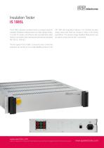 Insulation Tester IS 1885L