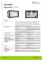 Surge tester incl. partial discharge measurement ST 4000B