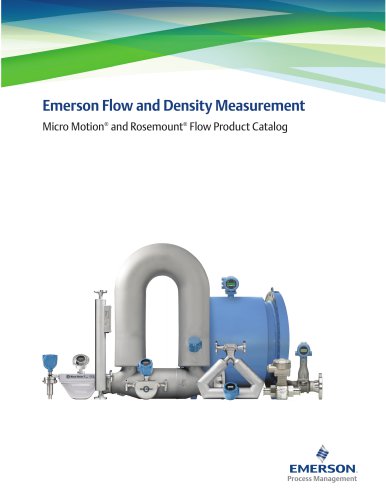 Micro Motion and Rosemount Flow Product Catalog