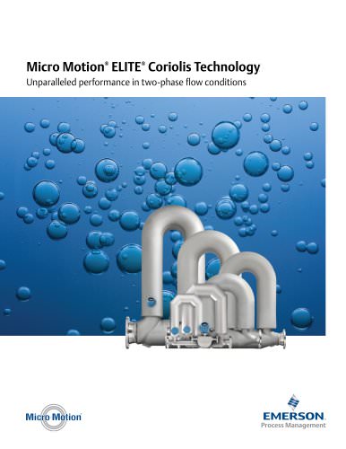 Micro Motion ELITE Entrained Gas