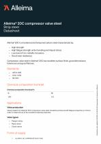 Alleima® 20C compressor valve steel