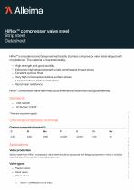 Hiflex™ compressor valve steel