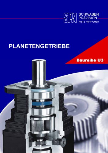 planetary gearboxes model range U3