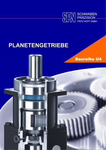 planetary gearboxes model range U4 