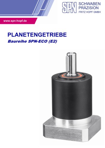 PLANETENGETRIEBE  Baureihe SPN-ECO (E2)