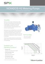 NOVADOS H2 Metering Pumps - BL-105