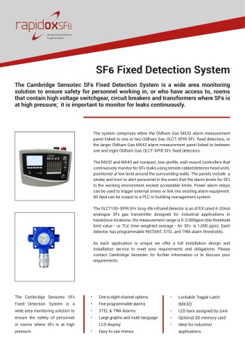 Rapidox SF6 Fixed Detection System