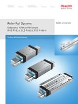 Roller Rail Systems (Additional roller runner blocks SNS R1822, SLS R1823, FXS R1854)