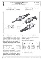 Inductive linear displacement transducers IWM300