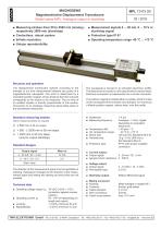 Magnetostrictive displacement transducer MPL