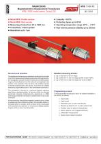 Magnetostrictive displacement transducer MSE