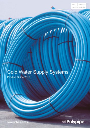 Cold Water Supply Systems www.polypipe.com Product Guide 2019