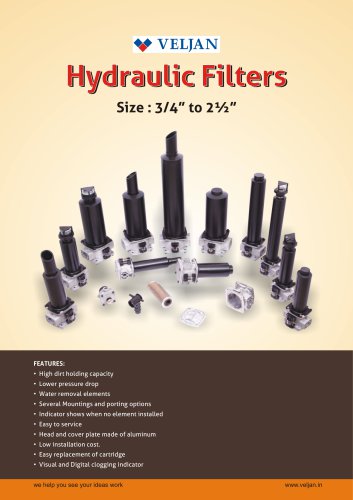 Hydraulic Filters Catalogue