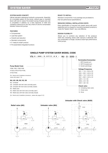 System Saver - Single Vane Pump