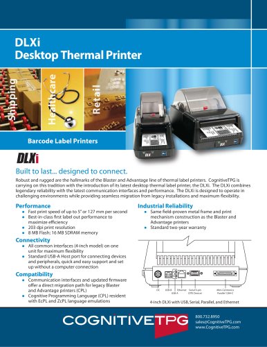 DLXi Desktop Thermal Printer