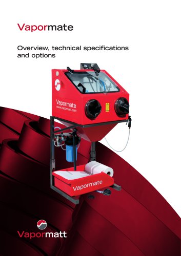 Vapormatt Vapormate Machine Technical Brochure (BL-189-C)