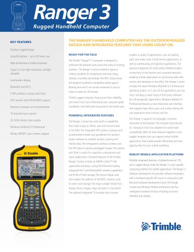 Trimble Ranger™ 3