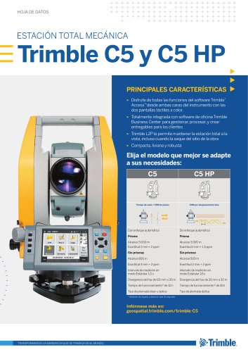 Trimble C5 & C5 HP