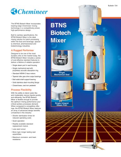 BTNS Biotech Mixer Bulletin 