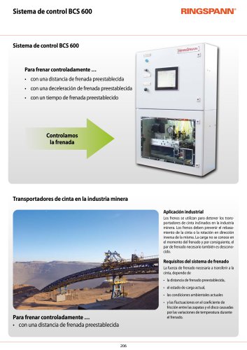 Hoja de datos BCS 600