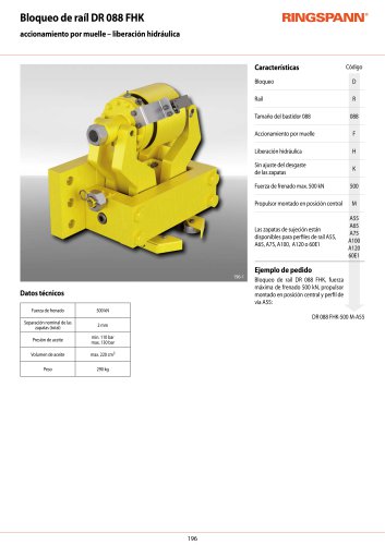 Hoja de datos DR 088 FHK