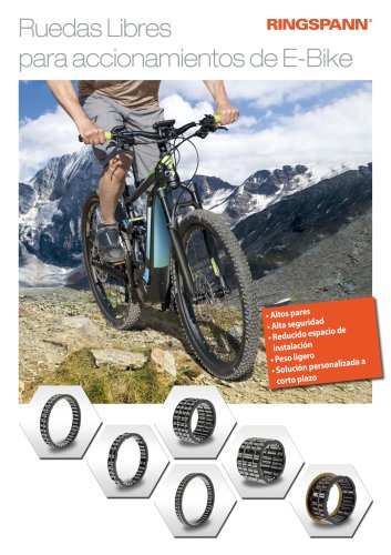 Ruedas Libres para accionamientos de E-Bike