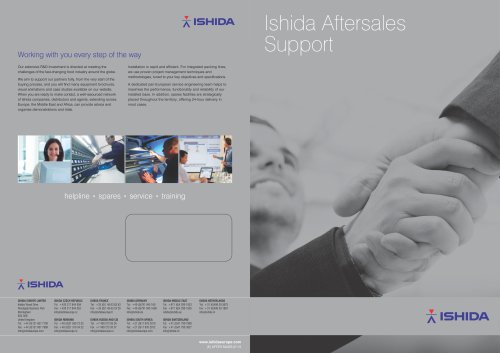 Ishida Aftersales brochure