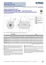 SITEMA Safety Brake Data sheet TI-B11