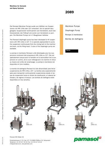 Diaphragm Pump  2089