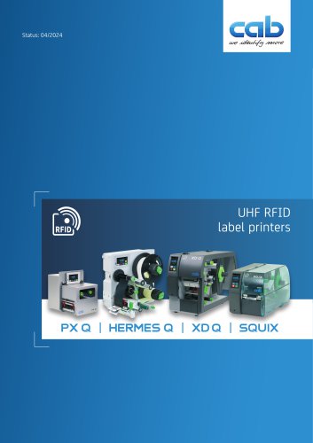 UHF RFID label printers