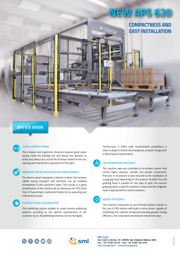 Cartesian palletizer