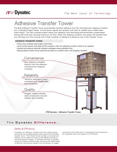 Adhesive Transfer Tower