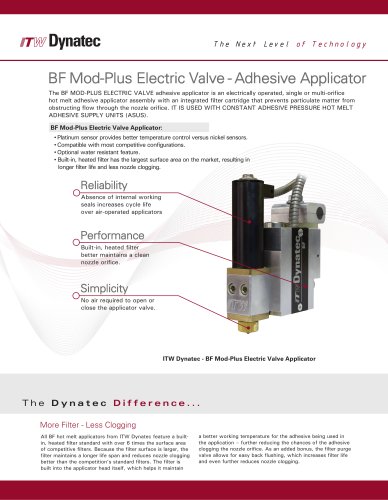 BF Mod-Plus Electric Valve - Adhesive Applicator