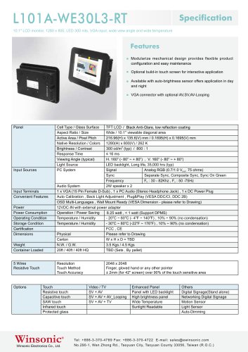 L101A-WE30L3-RT