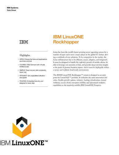 IBM LinuxONE Rockhopper