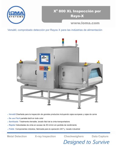 Inspección por Rayos X - Productos grandes